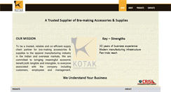 Desktop Screenshot of kotaklace.in