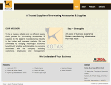 Tablet Screenshot of kotaklace.in